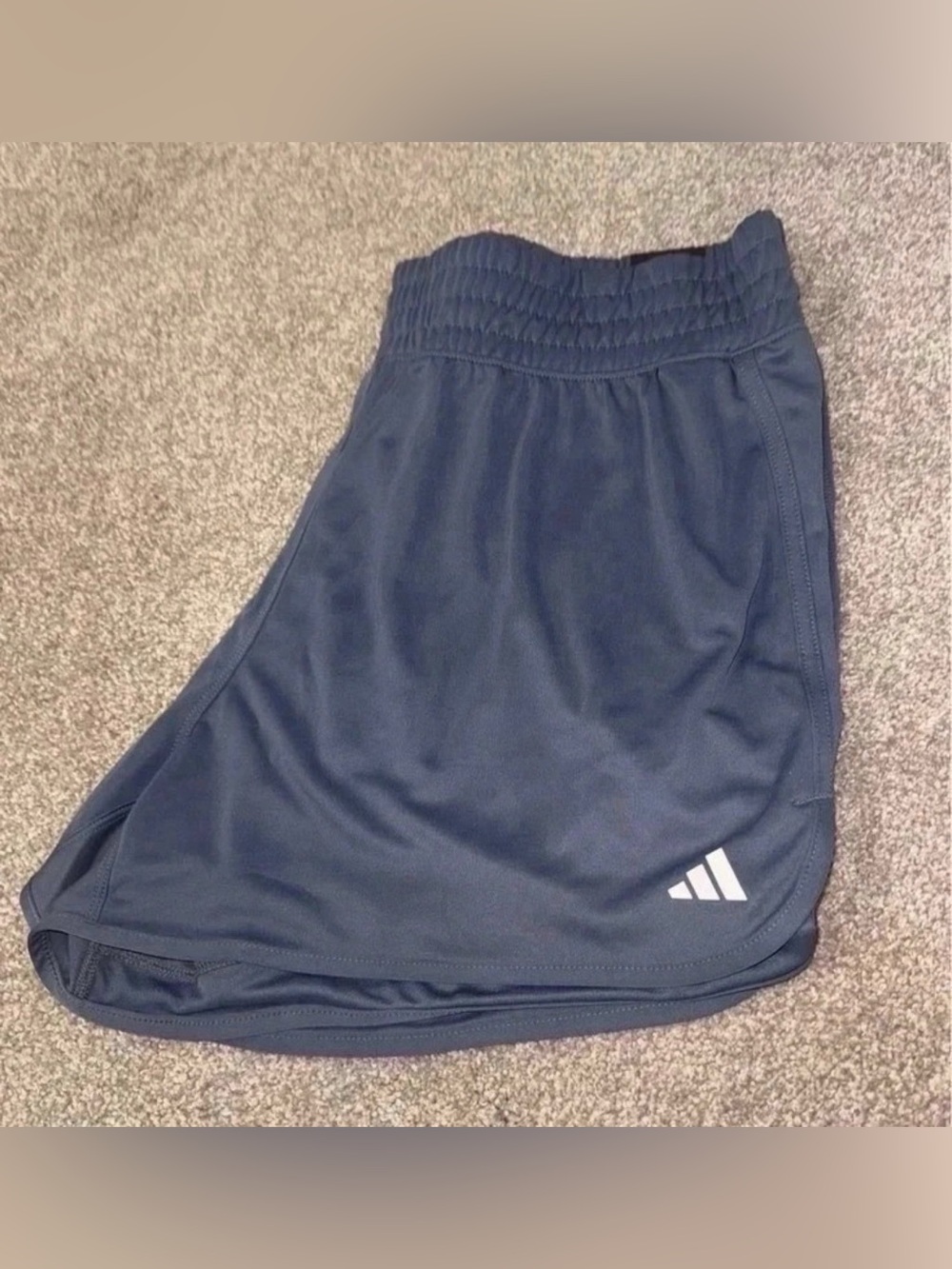 NWT- Adidas Women’s Pacer High-Rise 3” Athletic Shorts Gray | Size: 2XL